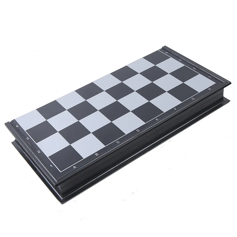 Luxury tournament Plastic chess sets with pieces weighted and king sets for kids With Chessboard Gold Silver Chess Set