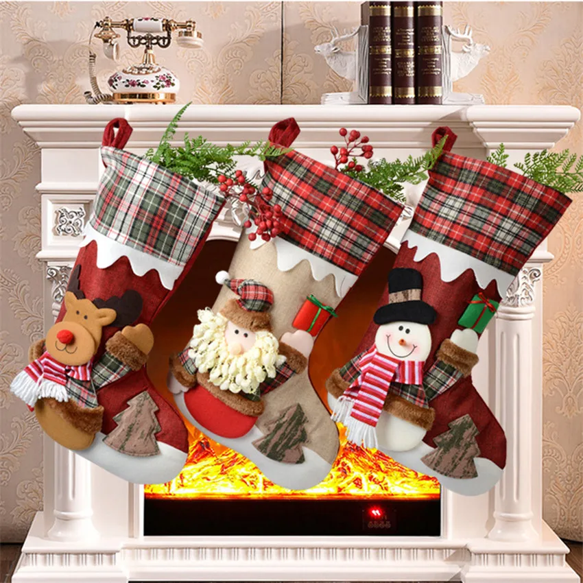 Christmas Decorations Christmas Stocking Candy Gift Bag Christmas