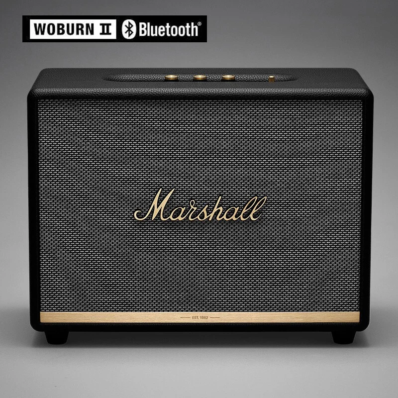 Marshall Woburn II Wireless Blue-tooth Speaker Black - NEW