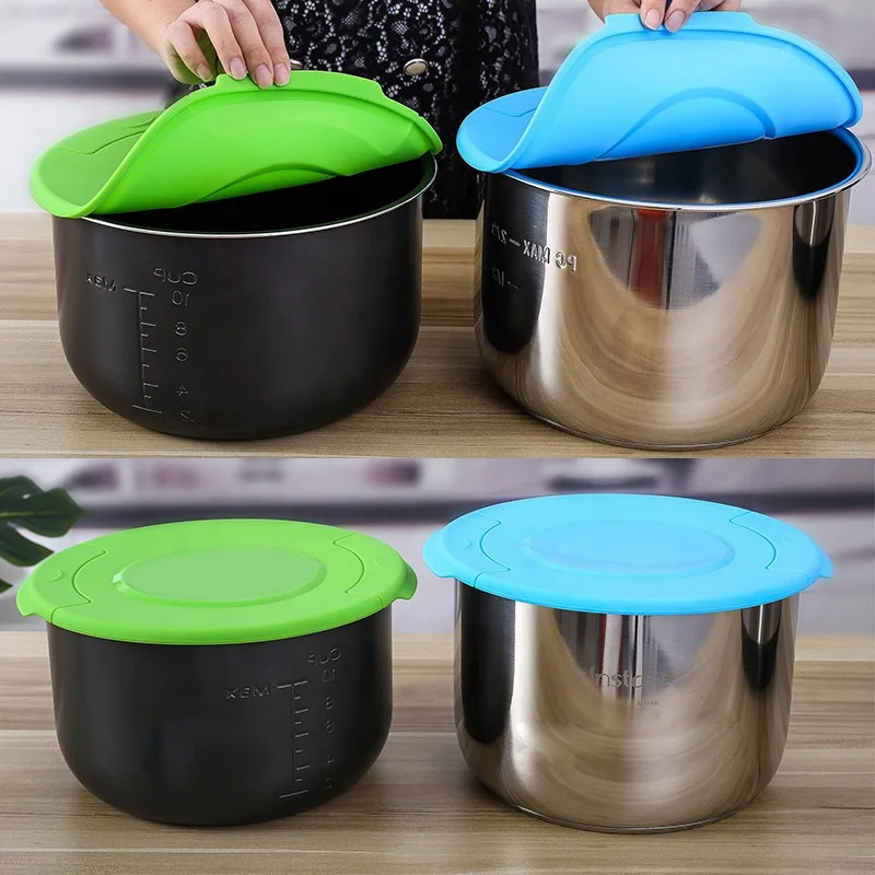 5 и 6 кварт силиконовая крышка для внутренней кастрюли, силиконовая Внутренняя крышка для скороварки, небольшой заказ Мгновенная доставка