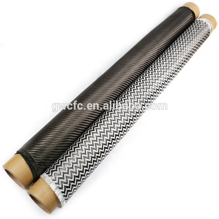 210g Yellow Carbon Fiber Fabric customized Kevlar Carbon Fiber Cloth kevlar carbon