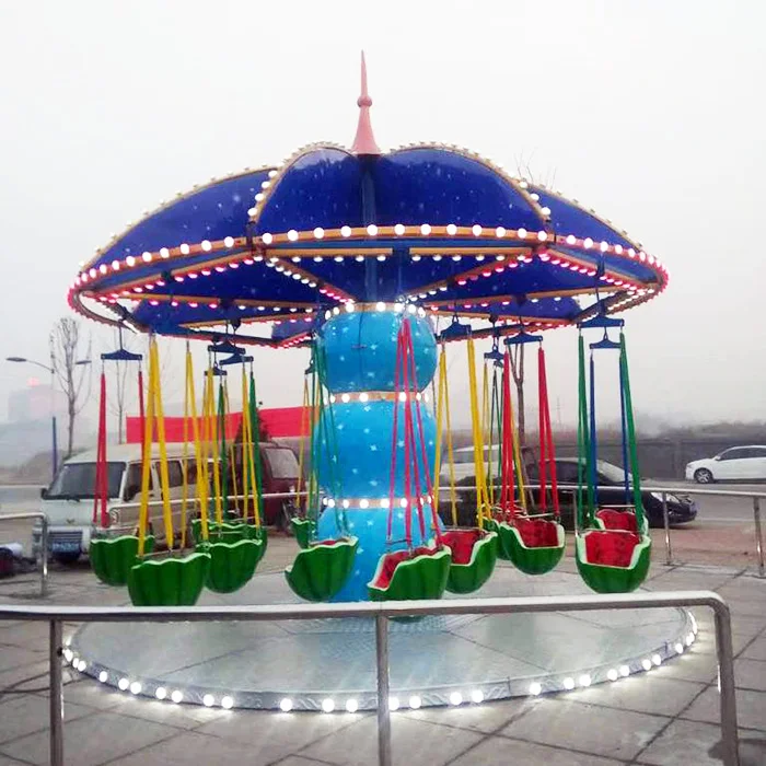 
Entertainment equipment rides Fruit flying chair ride kids electric swing rides 