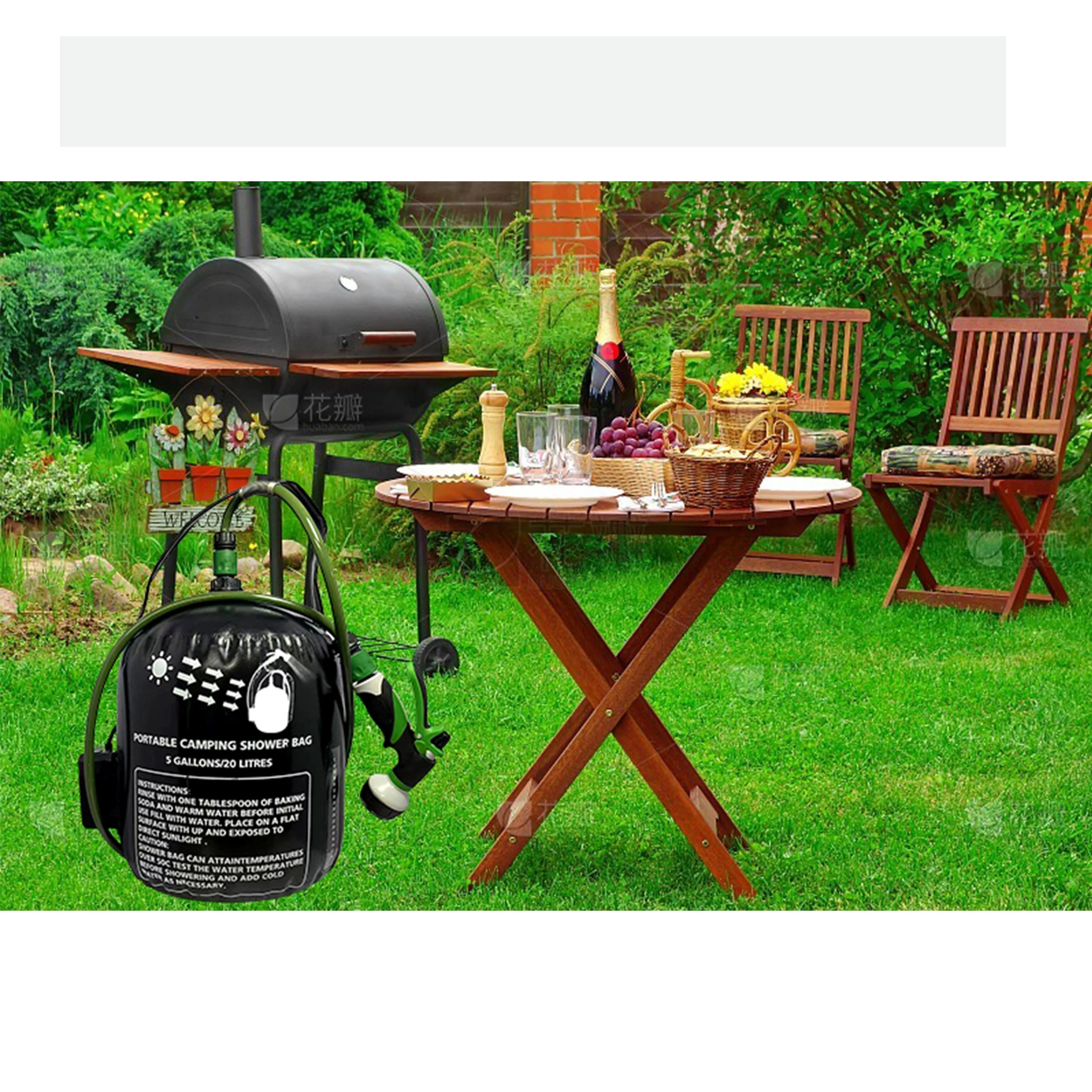 Hot Sale Camping Tool Hiking Backpacking Portable Outdoor Shower Head Shower Pump Portable Electric Shower Bath