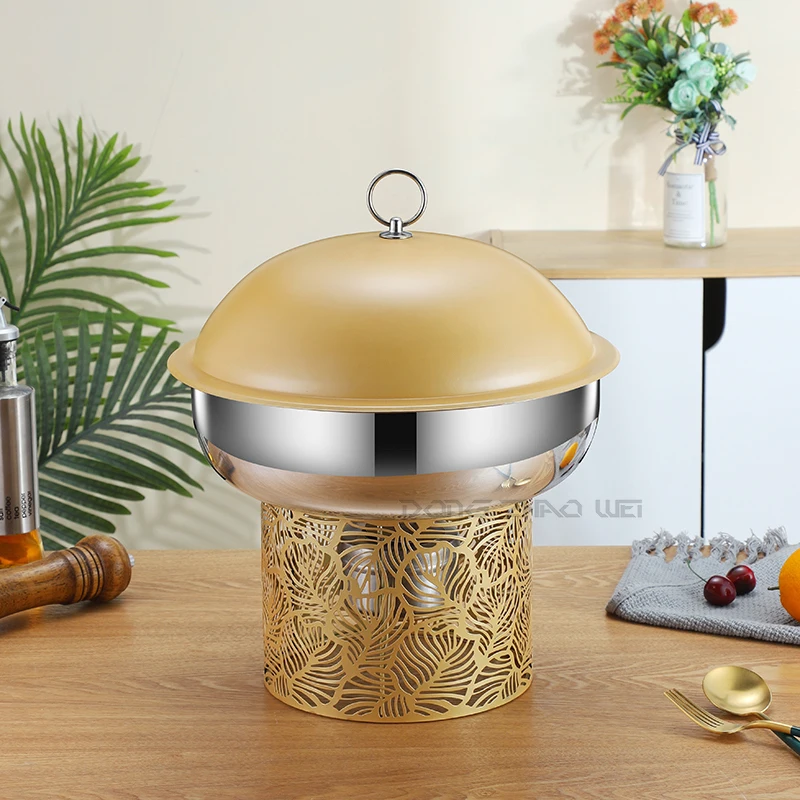 Hot Sale Modern Hotel Chafing Dish Buffet Set Food Warmers Set 4.5 L Stainless Steel Black Chafing Dishes