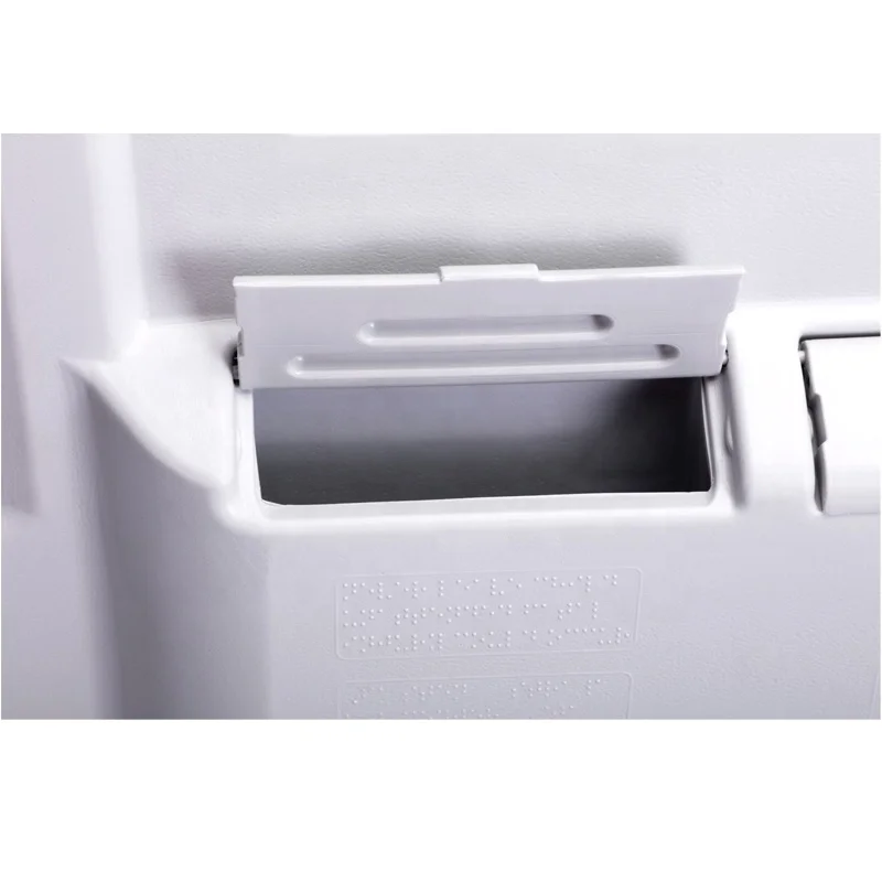 Space Saving Ultra Thin Washroom Folding Baby Changer Easy Install Light Grey Child Protection Vertical Diaper Changing Table