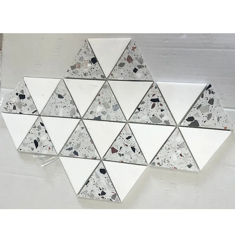 Terrazzo marble mosaic tile bathroom decorative tile interior wall flooring mosaico terrazzo mosaic tiles art wall hot marble