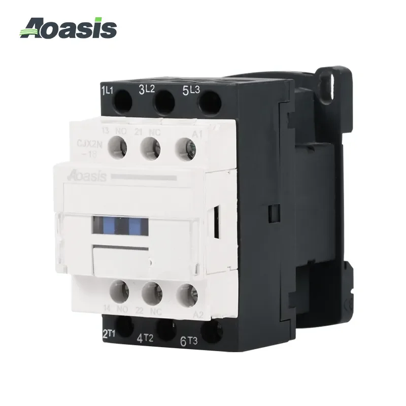 Aoasis Cjx2n-18 LC1d18 Electromagnetic ac Contactor Coil Voltage 380V 3 Phase Contactor Price