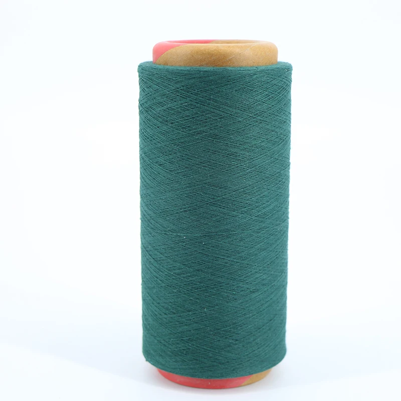 Colored Yarn Manufacturer Recycled Polyester Cotton Blended Yarn for Making Carpets/Blankets