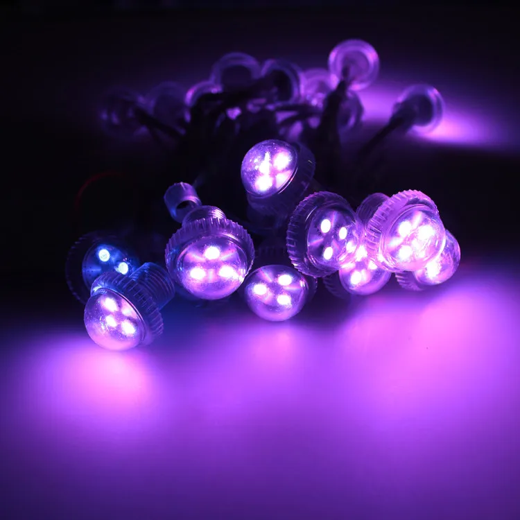 SHIJI 12V WS2811 Pixel Light Decoration DMX Point Light Trimming SMD5050 RGB Led String Pixel Lights