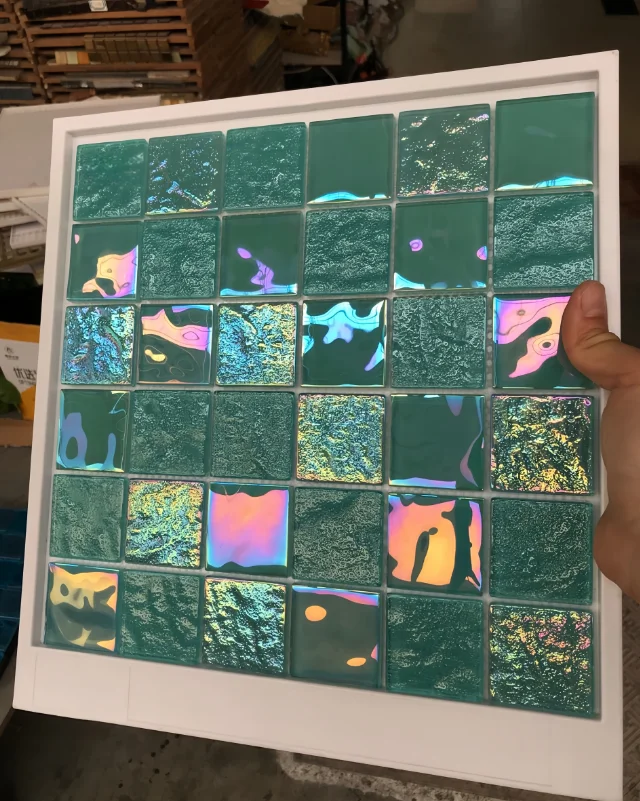 shape porcelain villa swimming pool tile mosaic sea blue wave mosaic glass swimming pool tile mosaic tiles for swimming pool