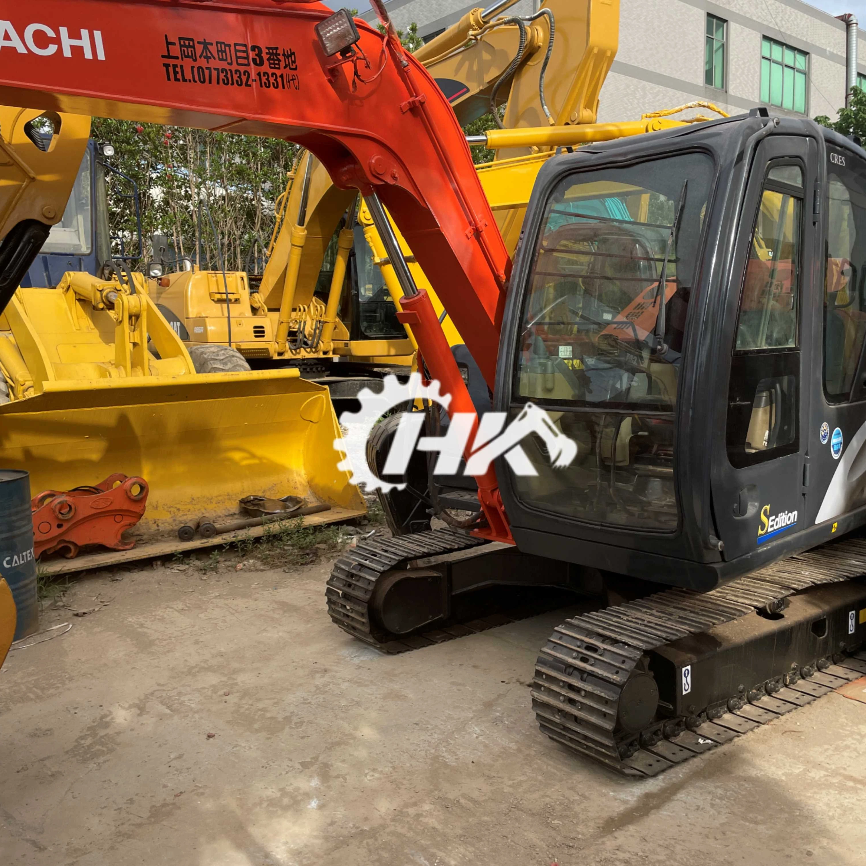 HANG KUI HITACHI 60 6 тонн 90% новый оригинальный японский с EPA CE сельскохозяйственный подержанный экскаватор для копания