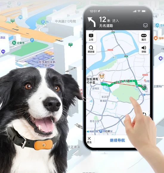 Anti Lost Wireless Gps Mini Light Weight Locator Tracking Silicone Airtag Cat Dog Air Tag app dog gps tracker