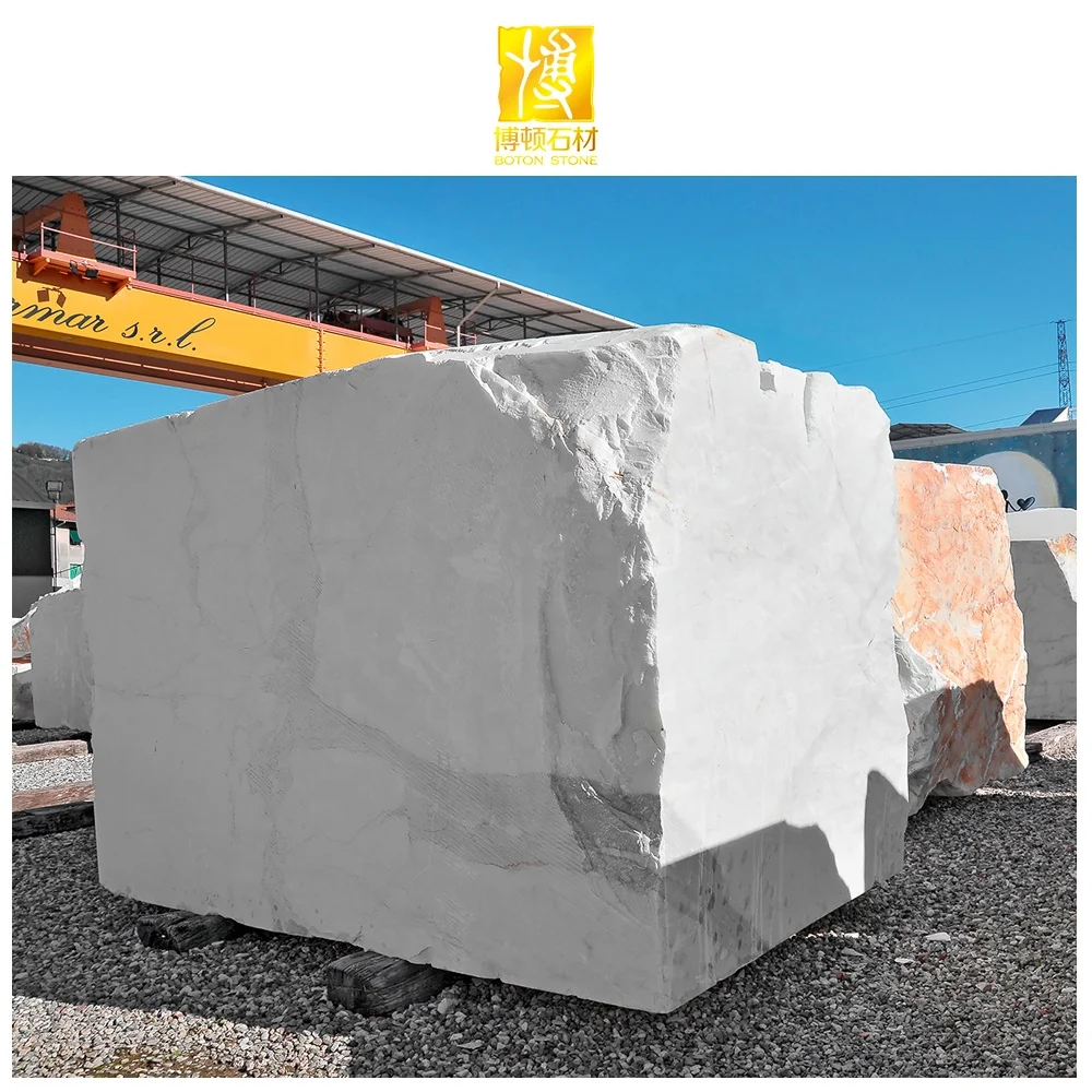 Natural Stone Factory Polished Chinese White Wholesale Price Marble Blocks