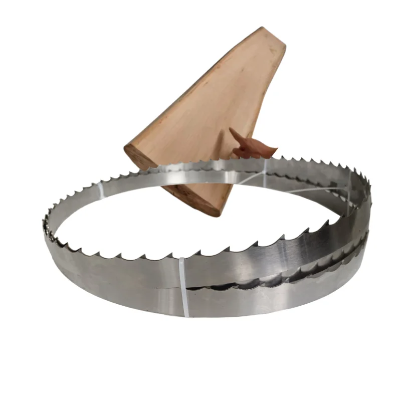 Hardened tooth carbon steel sawmill blade wood band saw blade for cutting band saw blade