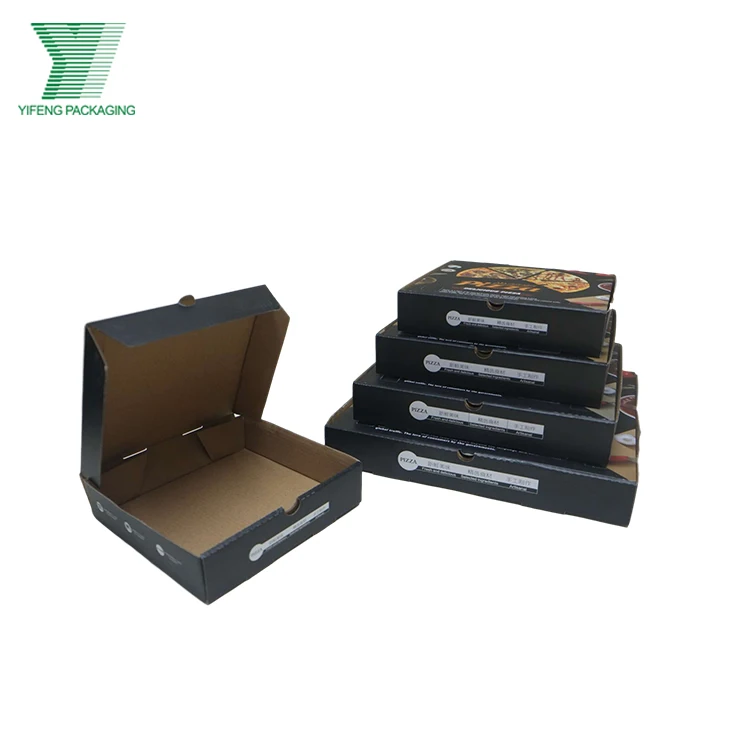 Упаковка для пищевых продуктов с логотипом на заказ, коробка для пиццы для продажи в наличии