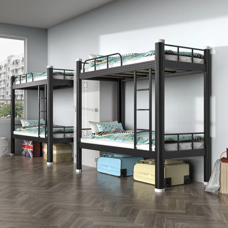 Cheap Price Modern Bedroom Furniture 1.2mm Iron Two Story Gaming Metal Bunk Bed