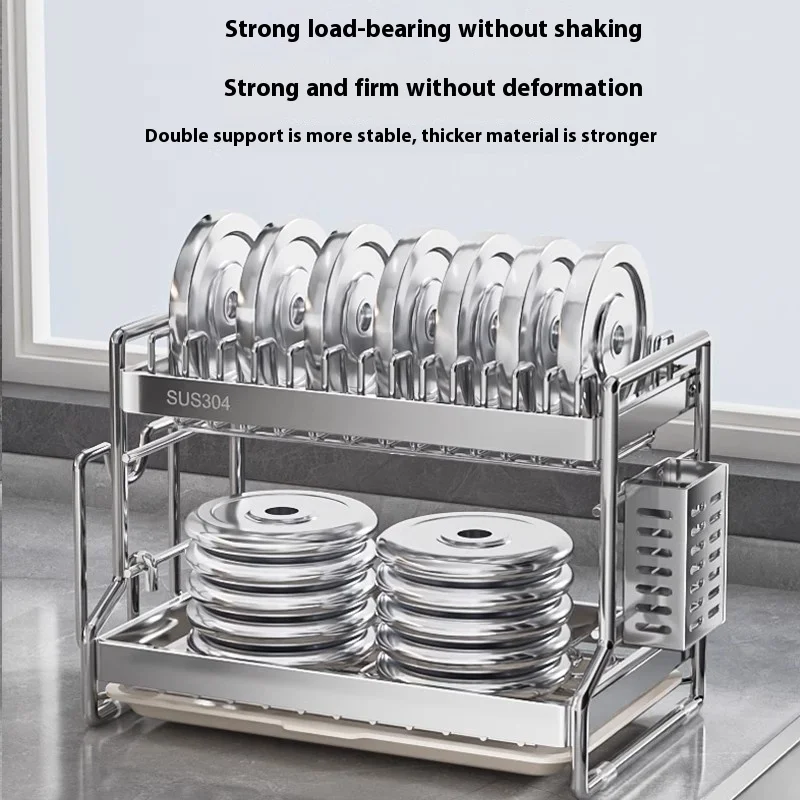 Cheap tiered dish drying rack eco friendly kitchen counter dish drying rack for drying dishes