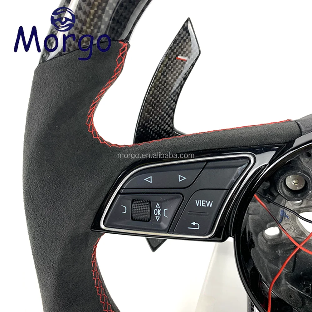 Cars accessories For Audi TT A3 A4 B8 A5 A6 A7 R8 RS RS3 RS4 RS5 S3 S4 S5 RS6 RS7 RS8 Q5 customized carbon fiber steering wheel
