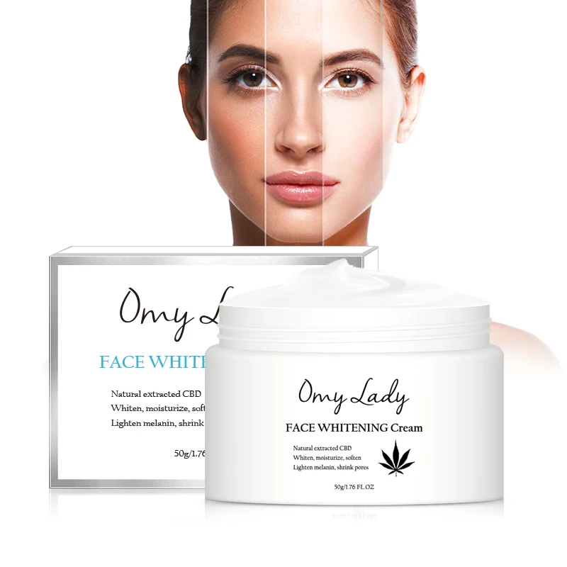 omy lady hemp oil skin care kit face and body whitening cream
