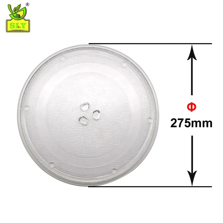 
10.8' Microwave Oven Part Glass Tray High Borosilicate Glass Turntable Plate 
