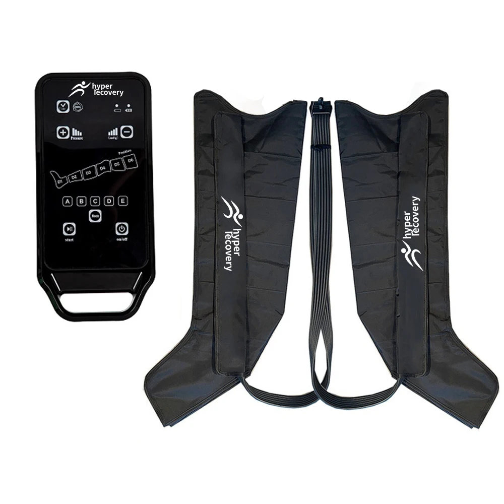 air Compression leg Massage Therapy, Recovery System: Compression Boots, Pump, and Case. Sequential masssger
