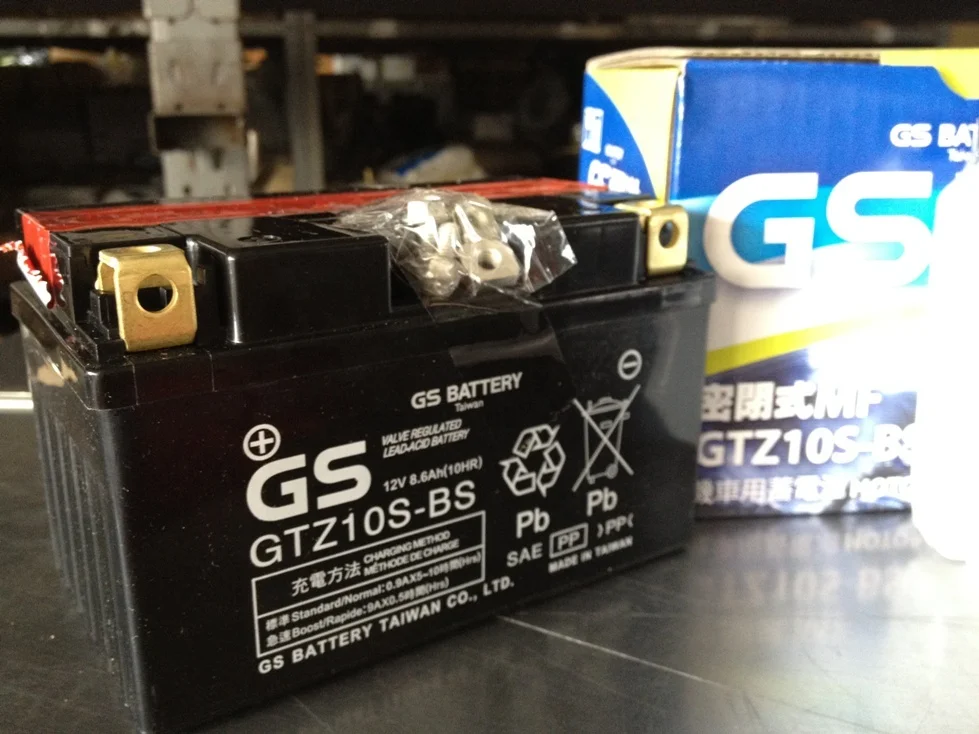 (Made in Taiwan) GS GTZ10S-BS / TTZ10S Motorcycle Battery