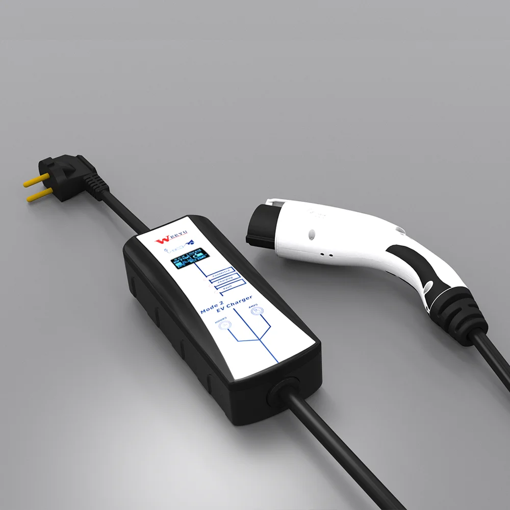 Безопасное портативное зарядное устройство переменного тока 16-32Amp EV для