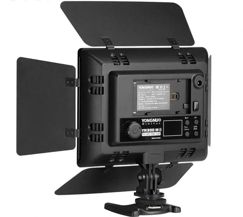 Good studio lamp YN 300III YONGNUO Camera Photo light 3200k 5500K Camera Photo LED Video Light Optional with AC Power