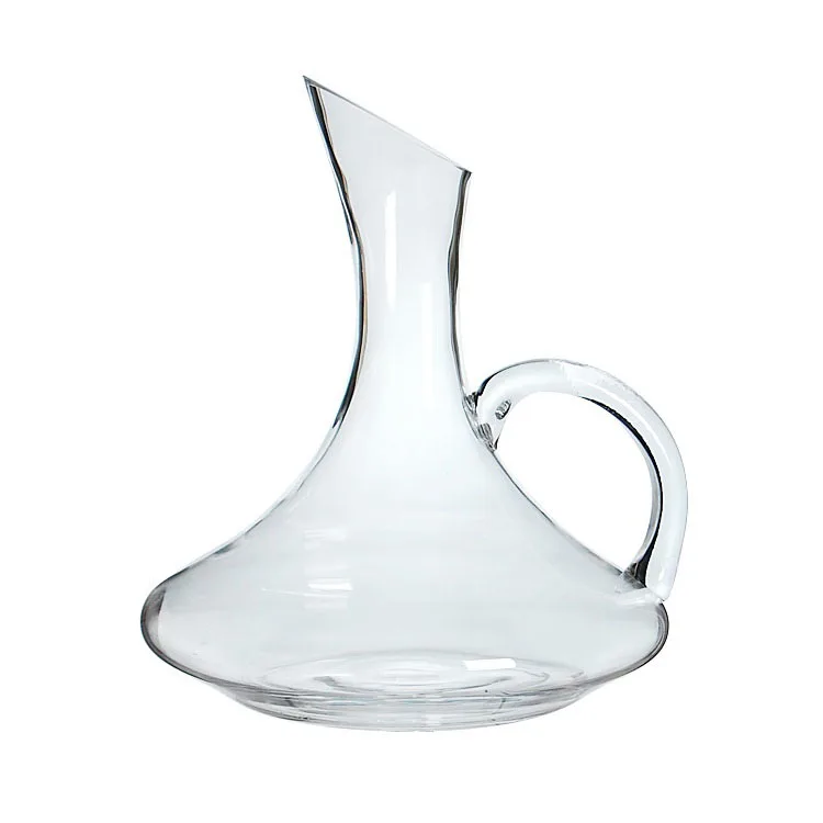 1.8L High Quality Classic crystal hand made wine Glass decanter of wisky with handle