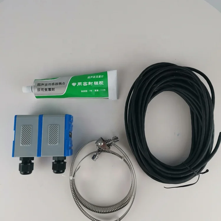 Clamp On Water Ultrasonic flowmeter  with RS232 for water  ultrasonic flow meter