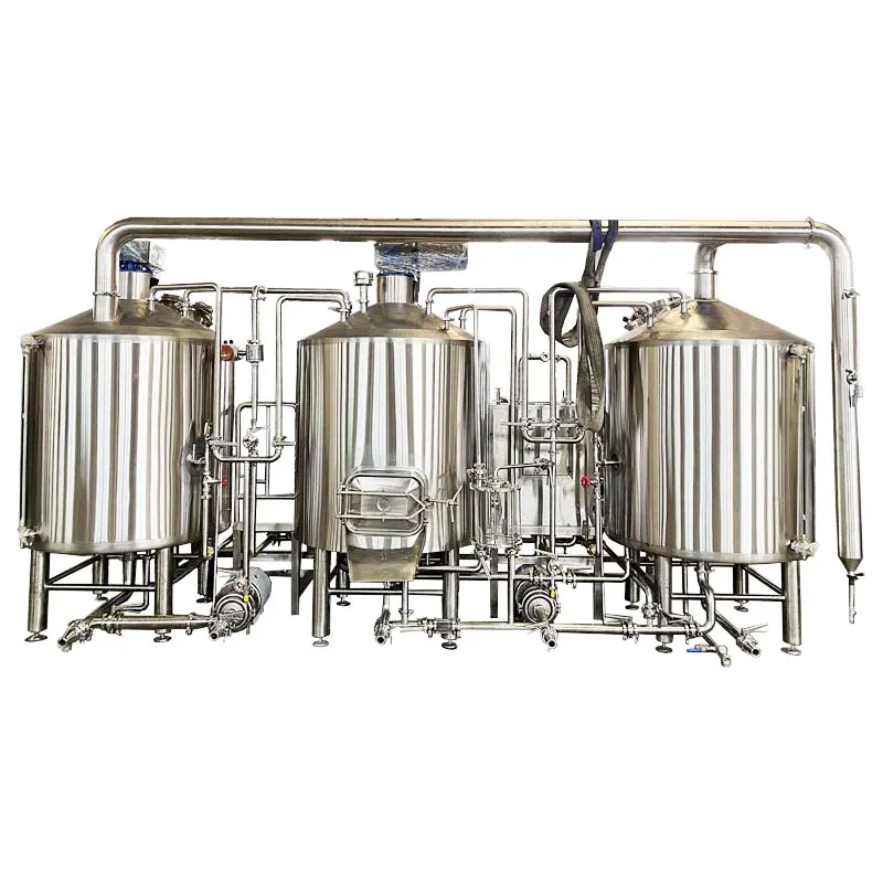 2000L Brewhouse Beer Brewing Equipment SS304 Beer Making Kettles