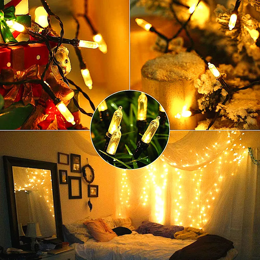 Hot selling outdoor indoor holiday decorative bulbs Tungsten wire pull bubble fairy party taizhou Christmas lights