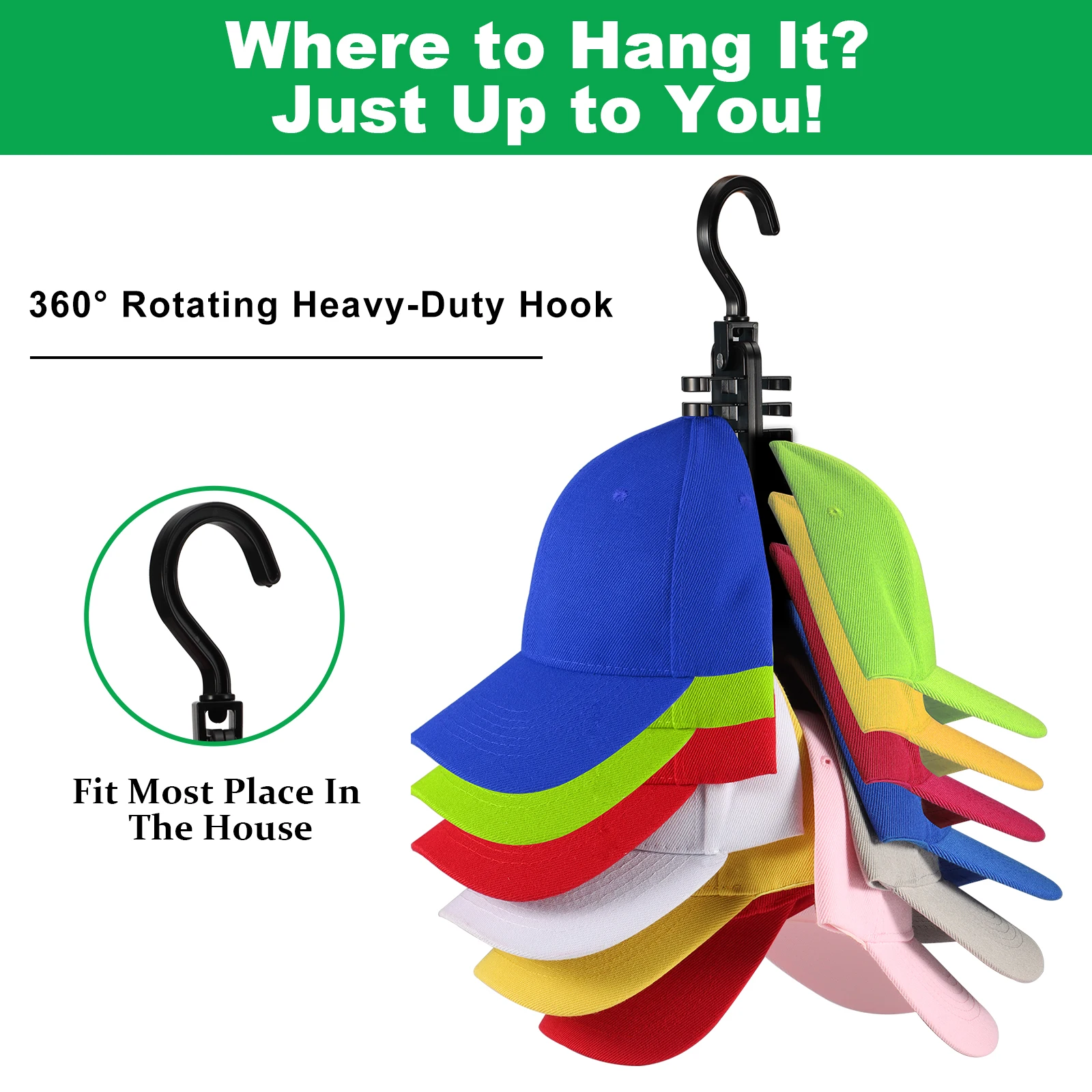 Современная Многофункциональная вешалка для шляп с регулируемыми крючками Настенная или отдельно стоящая Прямая продажа завода