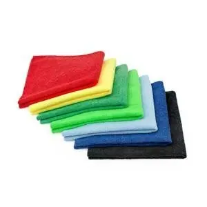 Premium 80 polyester wiping rags microfibre terry wash towel window cloth roll fiber cleaning for car