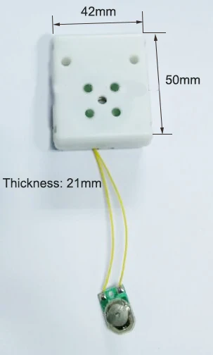 Recordable Sound Module By Push Button For Greeting Cards