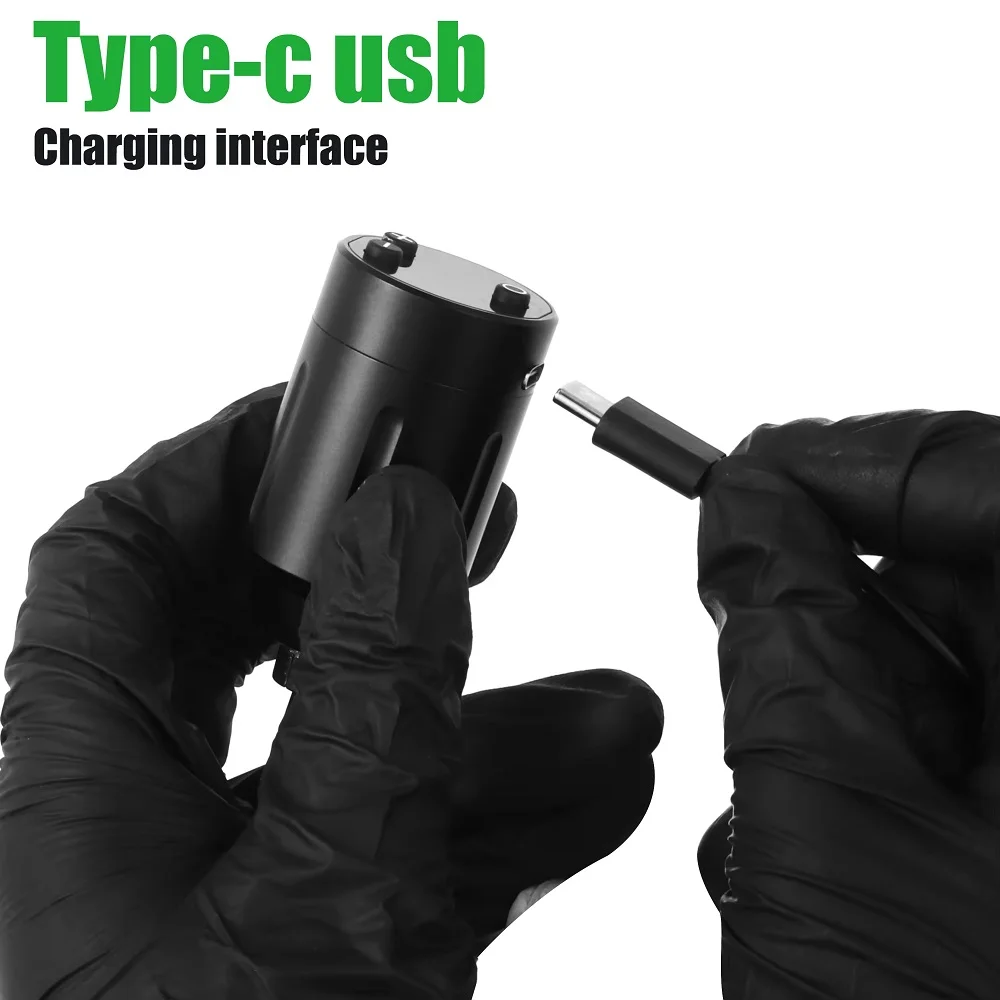 Hot Sale Customize Tuffking RCA Available Wireless Tattoo Battery Power Supply For Tattoo Pen With LED Light Power Support