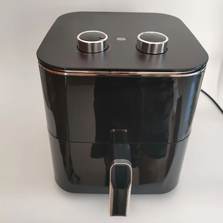Automatic 5L hot air fryer 1500w digital LCD touch control air fryer big capacity 5L  oil free air fryer