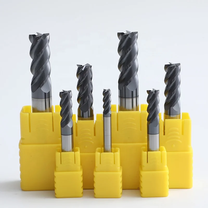 Factory in stock fast delivery size in metric hot sale micro end mills Zirconia Solid Carbide Alloy Square Flat End Mill