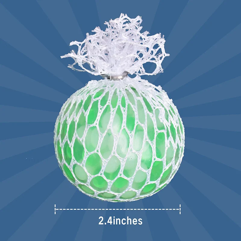 Mesh Ball Squeeze Tpr Grape Stress Toy Stress Relief Squeeze Grape Balls Relieve Pressure Squishy Mesh Ball