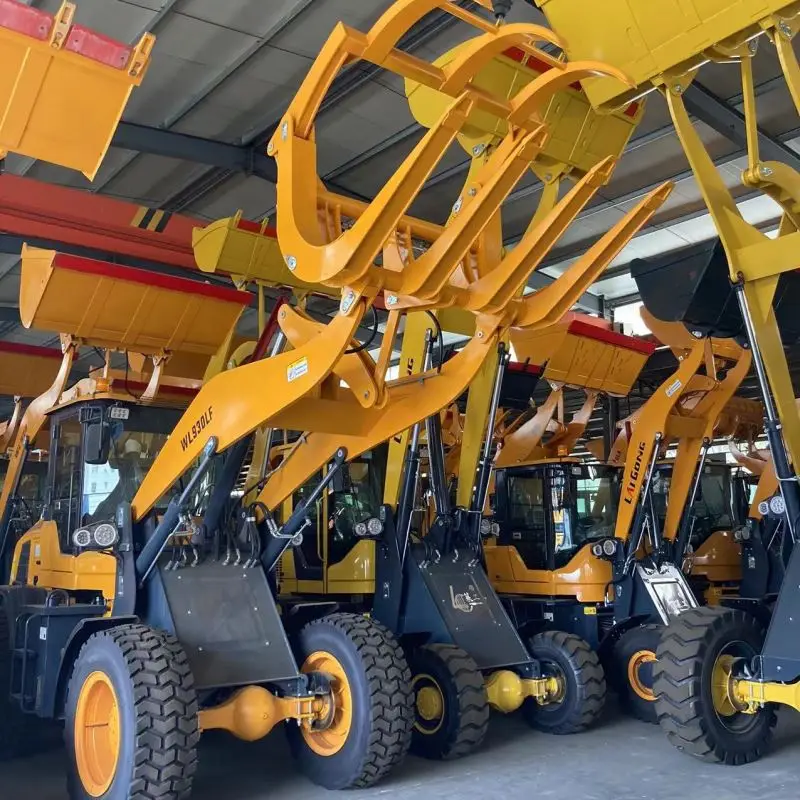 Loader attachment mixing bucket four in one bucket shovel grab bucket hopper digger mixer fork log grapple