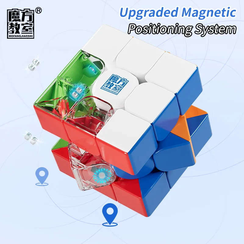MOYU cube New Meilong 3M Magnetic Magic Cube with Cube Robot For Children Brain Training Kids Gift