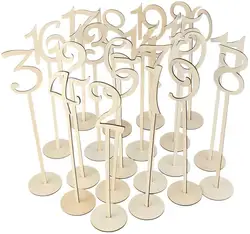 Деревянные Свадебные цифры
