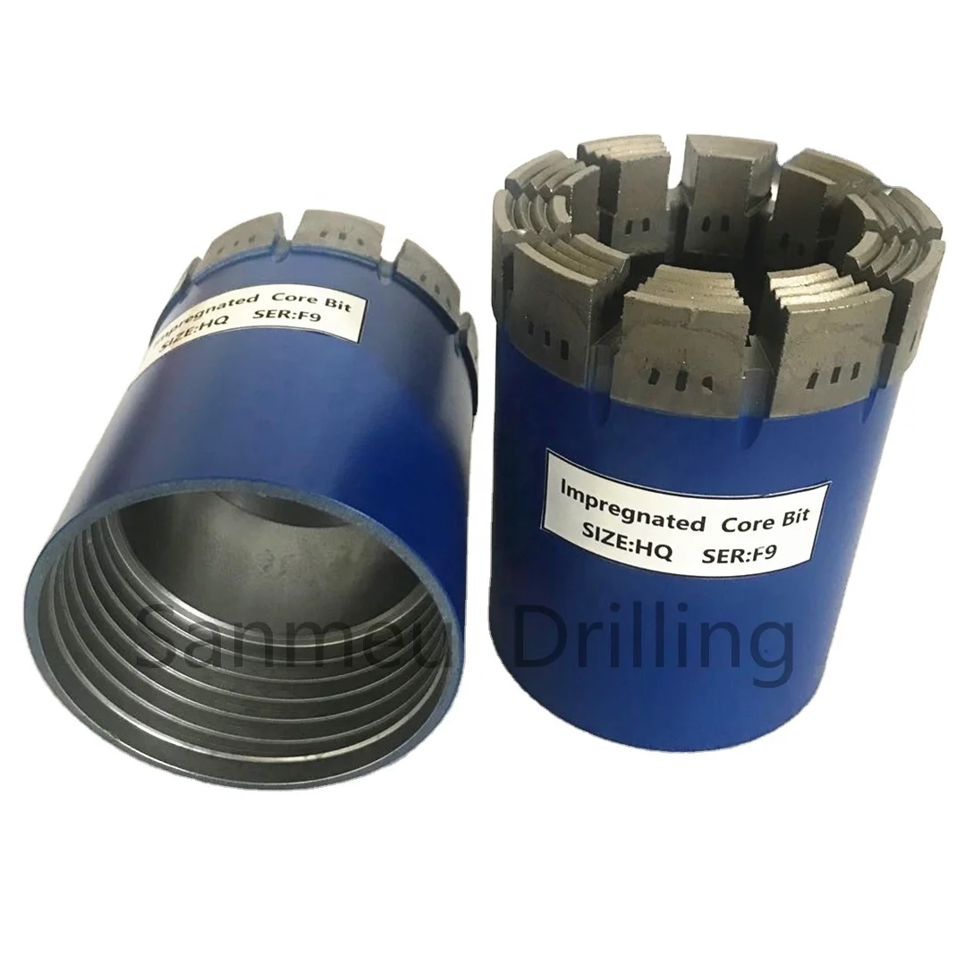 
Sanmeul Impregnated HQ Diamond Core Drill Bits Brocas for Hard Rock Coring 
