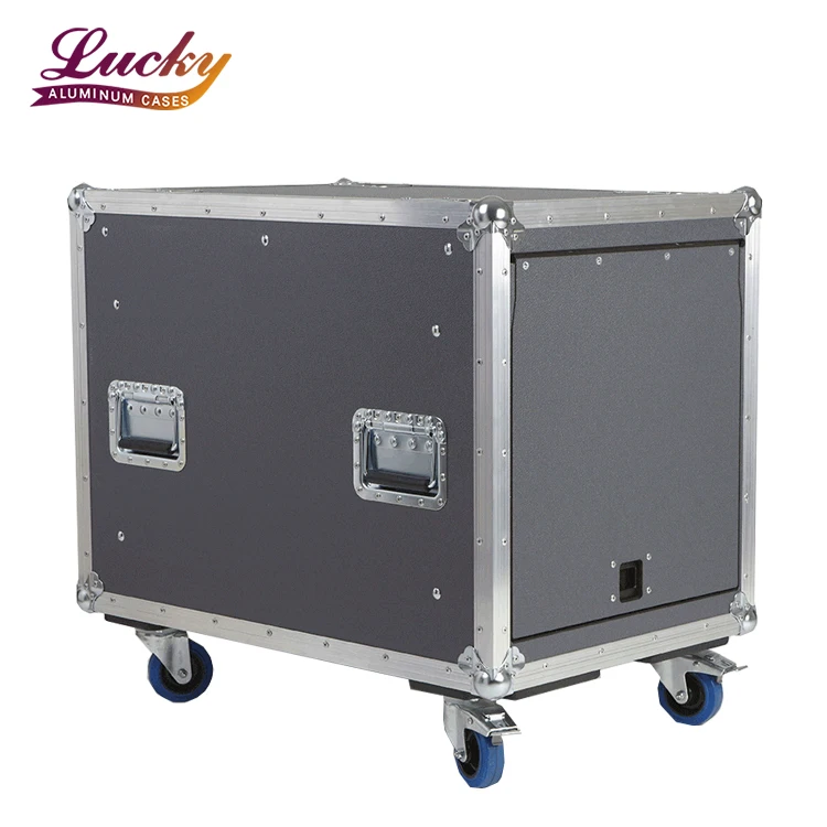 Aluminum new function Sliding doors rack case custom flight case