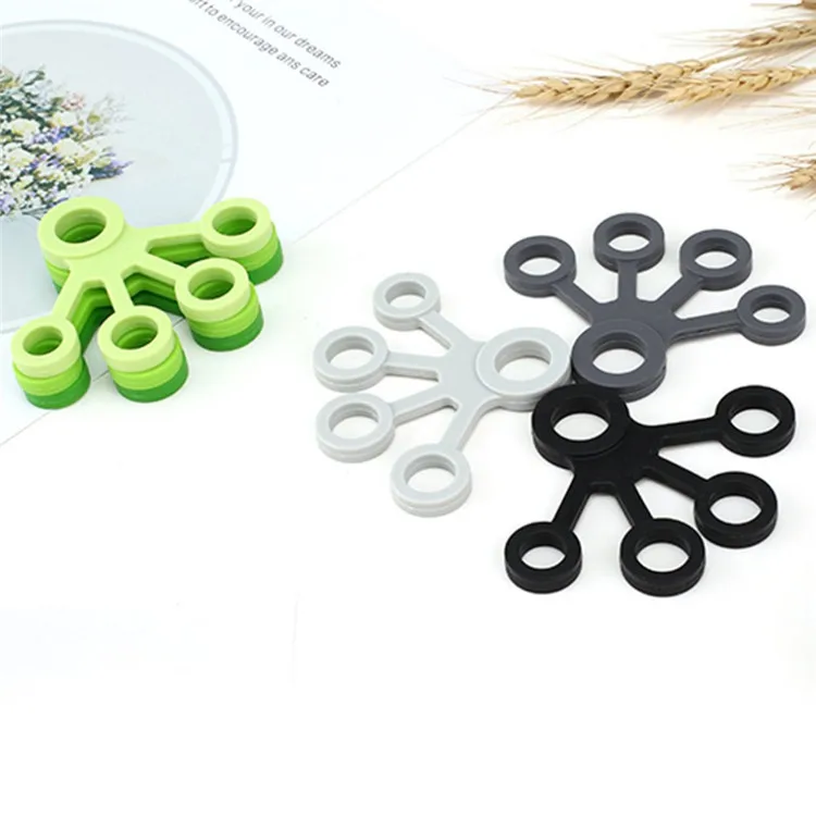 Silicone Finger Hand Exerciser Strength Training Resistance Stretcher Finger Band