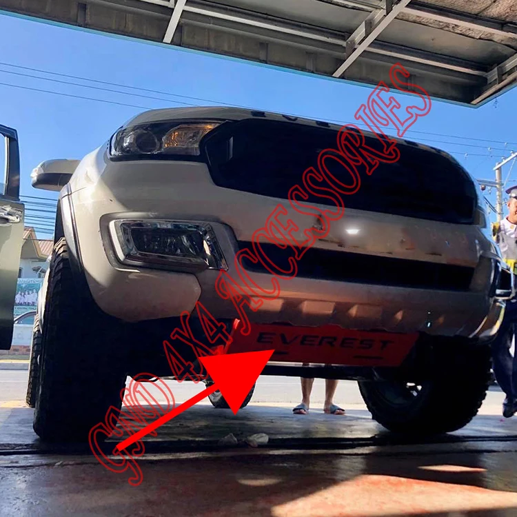 Everest 2015 + передняя противоскользящая пластина крышка двигателя everest противоскользящая пластина