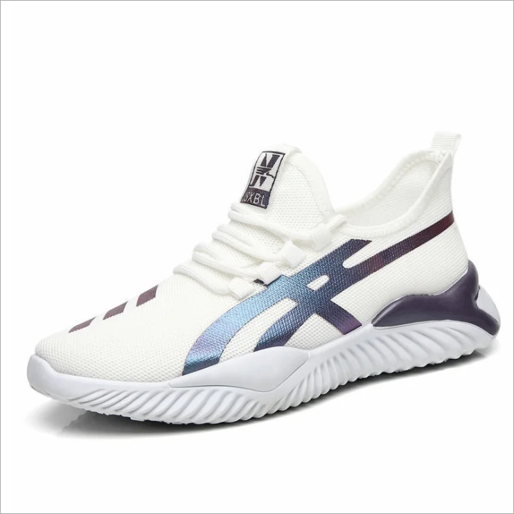 Walking Shoes Classic Casual Breathable Cheap Injection Sport Fashion Men Plastic Mesh Fabric Male Lace-up Sneaker Casual Shoe