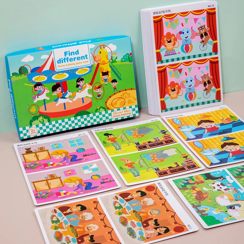 2024 Multi Functional Wooden Find Games A Variety Of Pattern Game Board Children Favorite Puzzle Toys For Pre School Age Child