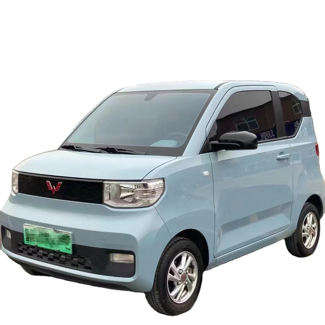 Бывшие в употреблении 22 года июня Wuling Hongguang EV мини оригинальная краска 4 места новые энергетические автомобили