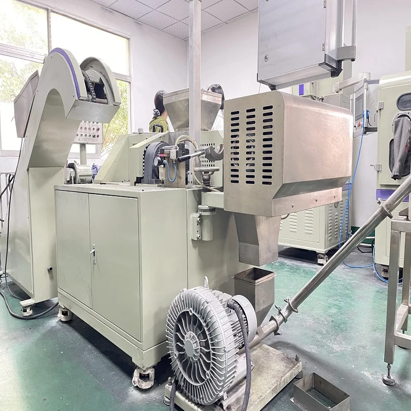 PE PP PVC Granulator High Quality Twin Rolls Pelletizing Machine Plastic Extruder